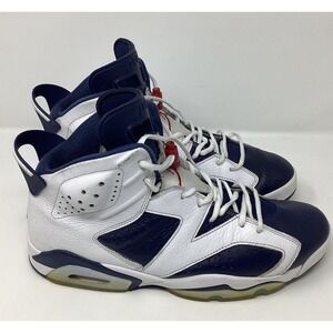 Air Jordan 6 VI Retro Navy White Men's Basketball Shoes CT8529 164 Size 12
